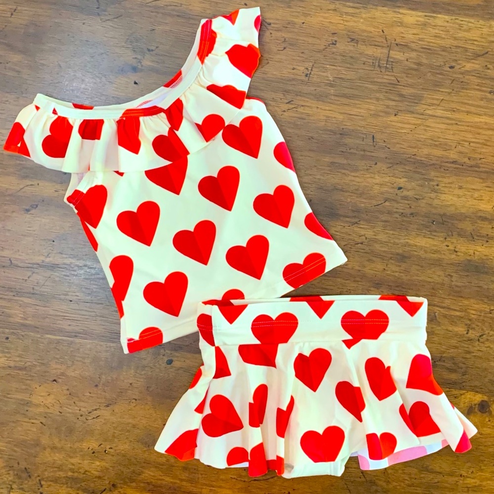 Hanna Andersson Tankini Set Size 18-24 and 2T NWT